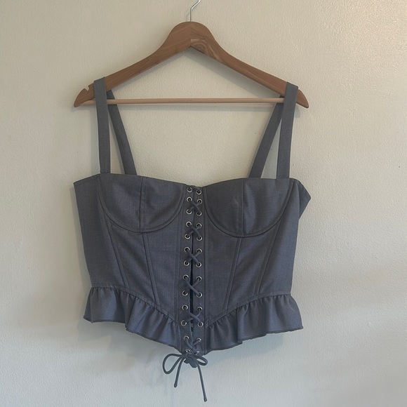 Lioness NWT Cuatro Corset in Slate - Size XL - Picture 6 of 14